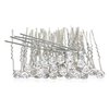GBSTORE 12 Pcs Transparent Crystal Rhinestones Hair Pins, Beautiful Hair Accessories for Every Occasion