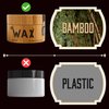 Da'Dude Hair Wax for Men - Ultra Strong Hold, Matte Finish, Non-Greasy Hair Styling, 100ml Eco-Friendly Wooden Tub