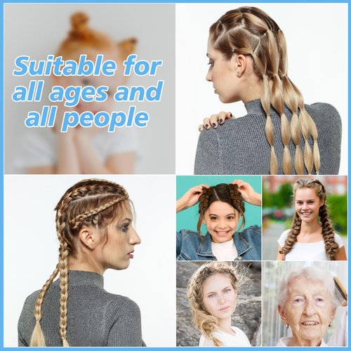 MAQIHAN Small Rubber Bands - 1500 PCS Mini Hair Ties TPU Elastic Hair Ties for Braiding Hair Bands Thin Hair Ties Ponytail Holders for Girls Teens Women