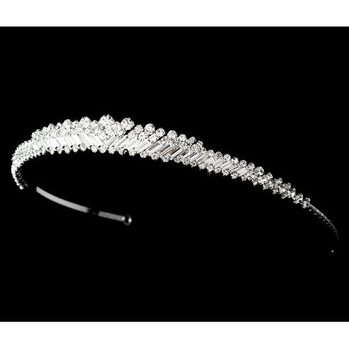 Princess Rhinestone Majesty Wedding Bridal Tiara Headpiece