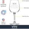 Mom No Matter What, Ugly Children Funny Wine Glass - Birthday Gifts for Mom, Women, Wife - Best Mom Gifts from Son, Daughter, Kids - Cool Bday Present Idea for Her - Novelty Mom Wine Gift