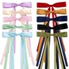 Hair Bows for Women Hair Clips - 10 Pcs Hair Ribbon Barrettes, Silky Satin Hair Accessories with Long Tail, Small Hair Bows for Women Girls Toddlers Teens Kids Hair Barrettes Bowknot (10 Color Mixing)