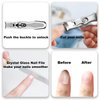 Ultra Sharp Stainless Steel Nail Clippers with Catcher, Fingernail & Toenail Clippers Splash Proof Nail Clippers Luxury Nail Cutter for Thick Nails
