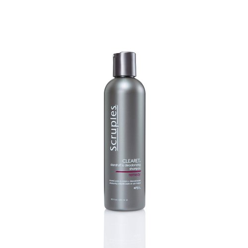 Scruples Clearet Anti Dandruff Shampoo - Professional Deodorizing Shampoo to Soothe Dry & Itchy Scalp From Flaking - Scalp Treatment + Cleanser (8.5 oz)