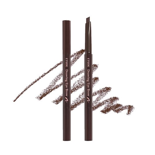 ETUDE Drawing Eye Brow #3 Brown | Long Lasting Eyebrow Pencil for Soft Textured Natural Daily Look Eyebrow Makeup | Korean Makeup, Kbeauty, Perfect for Gift