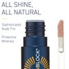 Brush On Block Sun Protection Lip Oil, Broad Protection Hydrating SPF 30 Sunscreen, Nude Tint