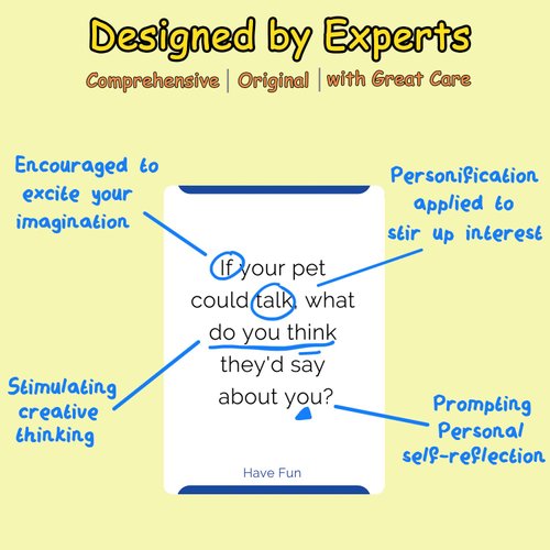 QUALEAP 250 Conversation Cards for Family - Spark Fun & Deep Talks - Family Card Games for Adults, Teens, Kids - Chat Cards Family Pack