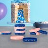 Hicarer 60 Pieces Gender Reveal Bracelets, Team Silicone Wristbands Team Gender Reveal Party Bracelets Team Both Rubber Wristband for Baby Shower Gender Reveal Party Favor Supplies