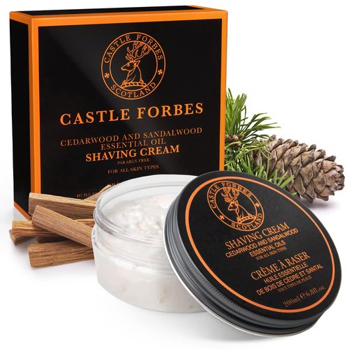Castle Forbes Cedar/Sandalwood Shaving Cream 6.8 fl.oz.