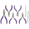Beadsmith 7-Piece Jewelry Pliers Set with Case, Mini