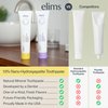 ELIMS Reflection Toothpaste 2 Pack - Lavender Vanilla Mint & Pineapple Orange Mint Flavor - Natural Toothpaste for Whitening & Sensitive Teeth - Nano-Hydroxyapatite & Xylitol - Fluoride Free - 2 x 4oz