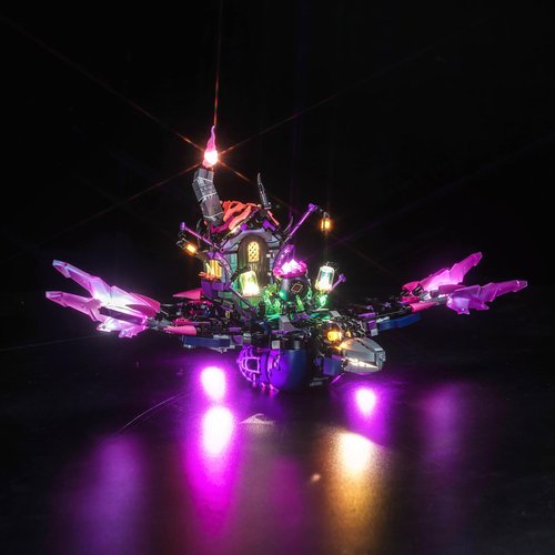 BrickBling LED Lighting Kit Compatible with Lego DREAMZzz The Never Witch’s Midnight Raven, Creative Light Compatible with Lego 71478-No Model