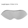Stainless Steel Gua Sha for Facial Skin Care Scraping Massage Tool with Comb Teeth | Facial Massage, Used for Face, Neck, and Around Lips with Travel Pouch