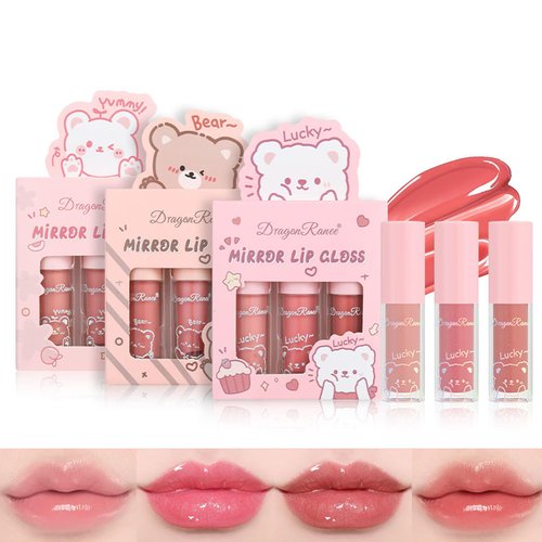KTouler 9 Pcs Plumping Lip Oil, Moisturizing Mirror Lip Gloss, Tinted Lip Balm Plumping Lip Oil Long Lasting Non-Sticky Lip Care Lip Plumper Gloss
