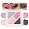 Eyeshadow Quads, Blendable Matte, Metallic and Shimmer Finishes, Velvety Pigmented Creamy Formula, Four Way Quad Eye Shadow Palette, Talc, Paraben & Cruelty Free (05)