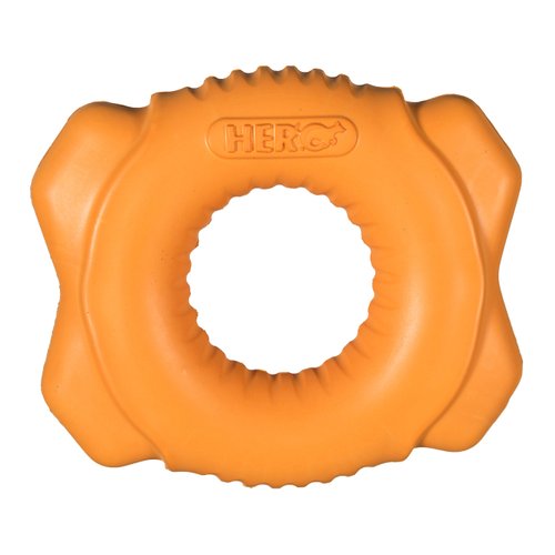 HERO PlayTime Durable Foam Floating Widget, Small, Orange Dog Toy