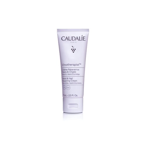 Caudalie Vinotherapist Hand and Nail Cream with Shea Butter and Grapeseed Oil, Vegan and Dermatologically Tested, 75 mL