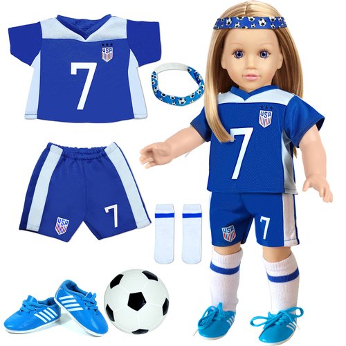 18 inch Doll Clothes Accessories -Compatible with18 Inch Girl Dolls (Sports)