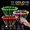 LED Basketball Hoop Lights, Remote Control Waterproof Basketball Rim Lights with 17 Colors and 7 Lighting Modes, Super Bright to Play at Night Outdoors, Good Gift for Christmas Children