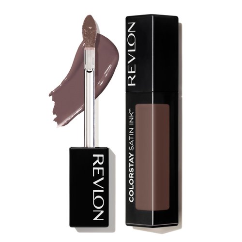 Revlon Liquid Lipstick, Face Makeup, ColorStay Satin Ink, Longwear Rich Lip Colors, Formulated with Black Currant Seed Oil, 024 Perfect Storm, 0.17 Fl Oz, RV CS SATIN INK PERFECT STORM