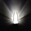 EZLS 5 Pure White C9 Smooth Led Bulb Transparent Lens - Retro Christmas Lights