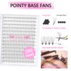 Premade Fans Eyelash Extensions 10D-C-0.07-14 Premade Volume Lash Extensions 320 Fans Pointed Base Fans 0.07 Premade Volume Fans C D Curl(14 mm, 10D-C-0.07)