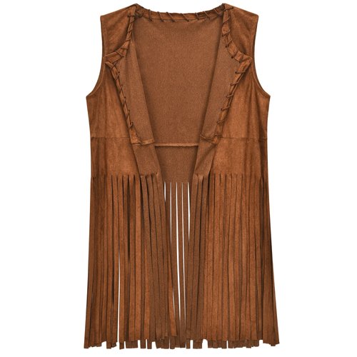 ZeroShop Hippie Costume Women,70s Outfits Hippy Clothes Accessories,60s Decades Pants,Glasses,Flower Crown Headbands,Fringe Vest,Earrings,Necklaces Accessories for Halloween,2-L