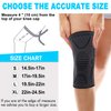 Double Couple 2 Pack Copper Knee Brace Knee Compression Sleeve Support for Men Women Knee Pain Working Out Running Sport Arthritis