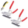 2 Pack Canvas Pliers with One Staple Remover, Canvas Stretcher Pliers for Stretching Canvas and Tightening Leather On Sofas, Installing Posters and Other Similar Applications.by GENHAKON