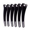 Fodattm 12PCS Professional Hairdressing Salon Duckbill Clip Plastic Non Slip Alligator Hairpin Simple Hairgrip Hair Clip Hair Barrettes for Hair Styling and Sectioning (Length -3.7in, Black)