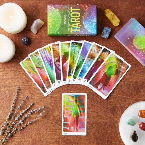 Zodaca Tarot Deck Cards with Guide Book, Astrology Gifts for Women, Set of 78 Cards