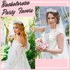 Casoty Silver Bride to Be Sash & Tiara Kit, Bachelorette Party Supplies, Bachelorette Sash, Bride Tiara for Bridal Shower, Bride Sash Set for Bridal Party Shower Wedding