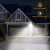 LEPOWER LED Motion Sensor Security Lights Outdoor, 30W 3200LM, 5500K, IP65 Waterproof, 2 Head Motion Detector Flood Light for Garage, Yard, Porch, White (NOT Solar Powered)