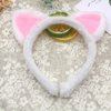 AEGYPIUS Cat Ears Headband Velvet Headbands for Women Soft Plush Material Headband Perfect for Cosplay Velvet Hairband Cat Headband for Parties Ideal for Women and Girls