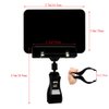 10 Pack Double Head Display Clips Rotating Reuse Sign Price Tag Merchandise Sign Display Clip Holder, SIYOMG Mini Plastic Chalkboard Sign with Clip for Business, Party, Office, Exhibition (Black)