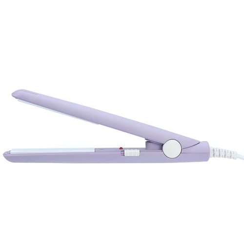 Serlium Hair Straightener, 2 in 1 Portable Ceramic Tourmaline Heater Surface Hair Straightener and Curler, Instant Heating, Quick Hair Styling, Beauty Flat Iron Heating Curler, Size US Plug