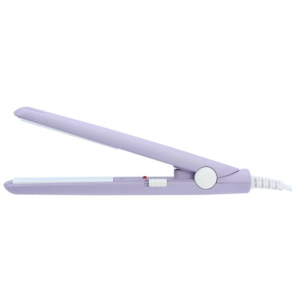 Serlium Hair Straightener, 2 in 1 Portable Ceramic Tourmaline Heater Surface Hair Straightener and Curler, Instant Heating, Quick Hair Styling, Beauty Flat Iron Heating Curler, Size US Plug