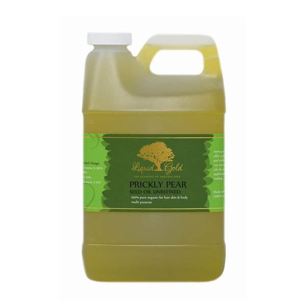 Liquid Gold Inc - 64 oz - Premium Prickly Pear Seed Oil - 100% Pure Cold Pressed Natural Organic