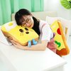 Zazzer Hamburger Bread Plush Toy,11.8" Fun Food Plush Pillow,Cute Food Stuffed Animal Toy,Kawaii Room Decor Holiday Birthday Gift for Kids Boys Girls (G)