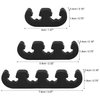 X AUTOHAUX 12pcs 7mm 8mm 8.5mm 8.8mm Car Engine Spark Plug Separators Ignition Wire Separators Holder Black