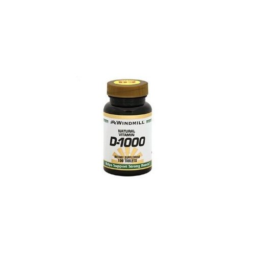 Vitamin D TABS 1000IU WMILL Size: 100