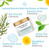 Era Organics Tea Tree Cream Face Moisturizer for Oily Skin - Advanced 7X Balancing Oily Skin Moisturizer - Non-Greasy Moisturizer - Tea Tree Oil for Skin