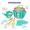 BLUEY Kids Gardening Set | Quality Garden Tool Kit for Kids and Toddlers | Includes Bluey Kids Watering can, Gloves, Two Shovels, rake and Bluey Tote Bag