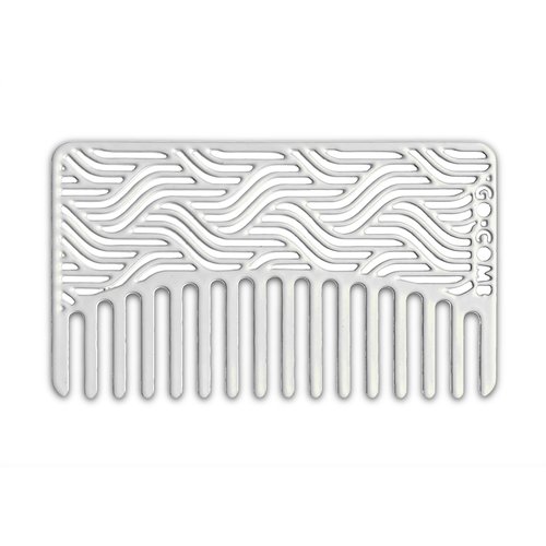 Go-Comb - Wallet Sized Hair & Travel Comb - Wide Tooth - Powder Waves
