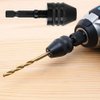 RZJZGZ 3 Pcs Keyless Drill Chuck Bit 1/4 Inch Hex Shank Keyless Drill Chuck Conversion Tool,0.3-6.5 mm&0.3-3.6 mm&0.8-8mm Quick Screwdriver Drill Adapter for Micro Drill Bit