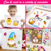 65Sheets Easter Stickers Crafts for Kids - Make-a-Bunny/Egg/Gnome/Sheep Games, Basket Stuffers Gifts Activities Party Favors Supplies (Small Size)