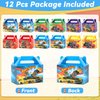 24Pcs Race Car Party Treat Boxes Hot Car Gift Box Birthday Party Supplies Wheels Wild Goodie Gift Boxes Race Car Party Favor Box for Kid Boy Wheels Car Birthday Baby Shower Game Party Decoration