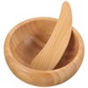 FOMIYES Clay Mask Bowl 1 Set Bamboo Mask Bowl Mini Wood Bowl Face Mask Bowl Beauty Silicone Bowl Wooden Masks Bowls Skincare Mixing Bowl Facemask Bowl Face Mud Bowl Cream Facial Mask