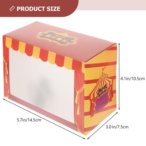 TOYANDONA DIY Puppet Show Craft Sets for Kids Puzzle 1 Set Mini Shadow Puppet Theater Shadow Puppets Puppet Theatre for Kids Puppets for Kids Plaything DIY