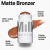 Milk Makeup Matte Bronzer, Blitzed (Deep Bronze) - 0.19 oz - Cream Bronzer Stick - Buildable, Blendable Color - Matte Finish - 1,000+ Swipes Per Stick - Vegan, Cruelty Free